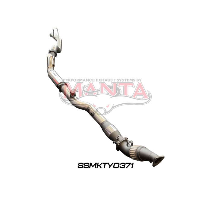 Manta VDJ76 4.5L V8 Wagon (Without DPF), 4in Turbo Back with Cat & Muffler Exhaust System SSMKTY0371