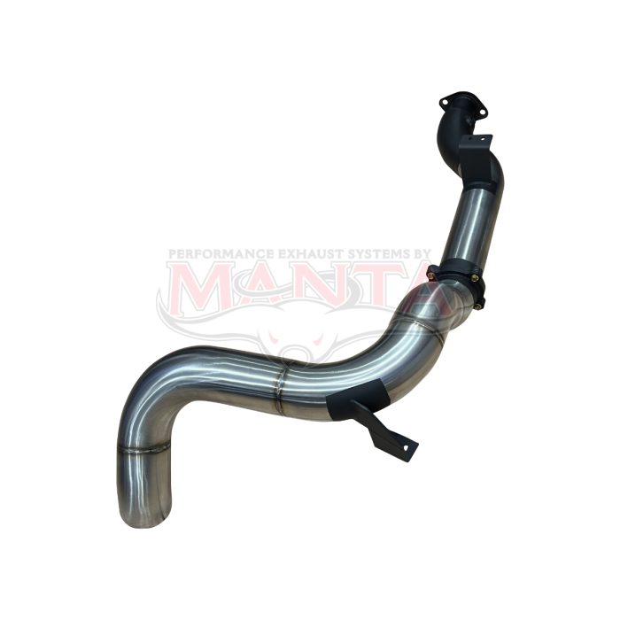 Manta VDJ79 V8 4.5L TD, Ute 2016 To Current, DPF Back, 4in Single Side Exit Without Muffler Exhaust System SSMKTY0382