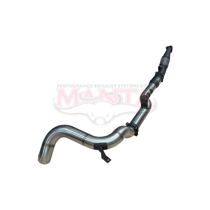 Manta VDJ79 V8 4.5L TD, (DPF) Ute 2016 To Current,Turbo Back, 4in Single Side Exit With Cat & Without Muff Exhaust System SSMKTY0383