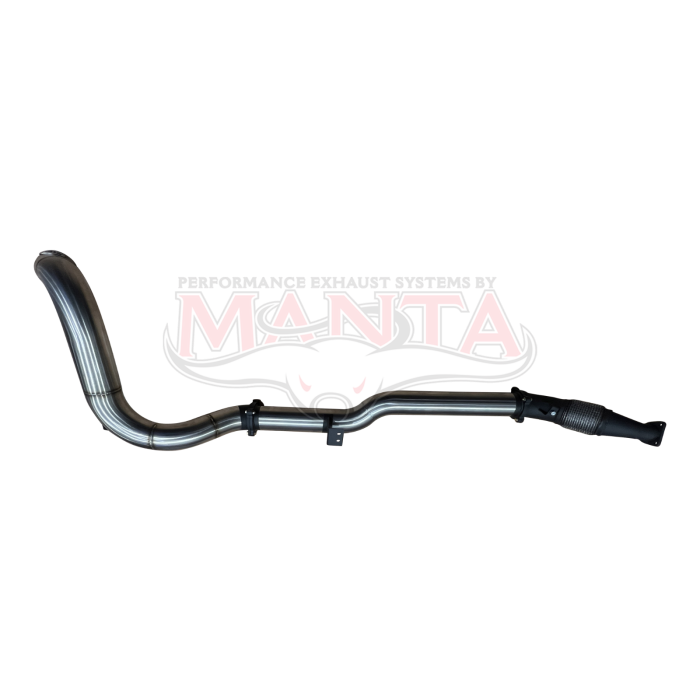Manta VDJ79 V8 4.5L TD, (DPF) Ute 2016 To Current,Turbo Back, 4in Single Side Exit Without Cat & Without M Exhaust System SSMKTY0384