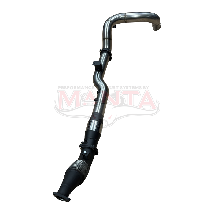 Manta VDJ79 V8 4.5L TD, Dual Cab Ute 2012-2016, (Without DPF), Turbo Back 4in Single Side Exit With Cat & Exhaust System SSMKTY0385