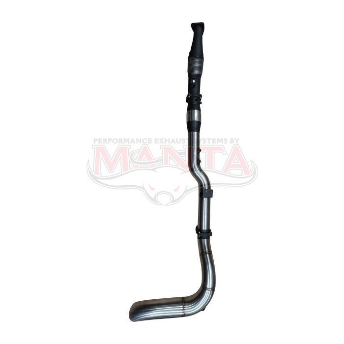 Manta VDJ79 V8 4.5L TD, Dual Cab Ute 2012-2016, (Without DPF), Turbo Back 4in Single Side Exit With Cat & Exhaust System SSMKTY0385