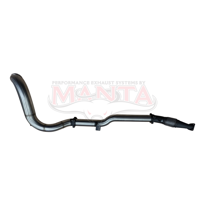 Manta VDJ79 V8 4.5L TD, Dual Cab Ute 2012-2016, (Without DPF), Turbo Back 4in Single Side Exit Without Cat Exhaust System SSMKTY0386
