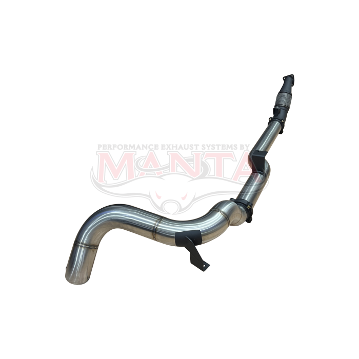 Manta VDJ79 V8 4.5L TD, Dual Cab Ute 2012-2016, (Without DPF), Turbo Back 4in Single Side Exit Without Cat Exhaust System SSMKTY0386