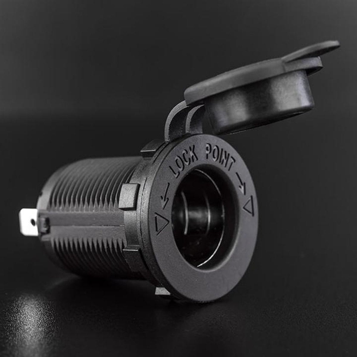 STEDI 12V Cigarette Lighter Socket Flush Mount
