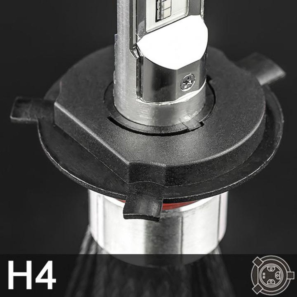 STEDI Headlight Conversion Kit   H4 LED 5700K LEDCONVH4CH