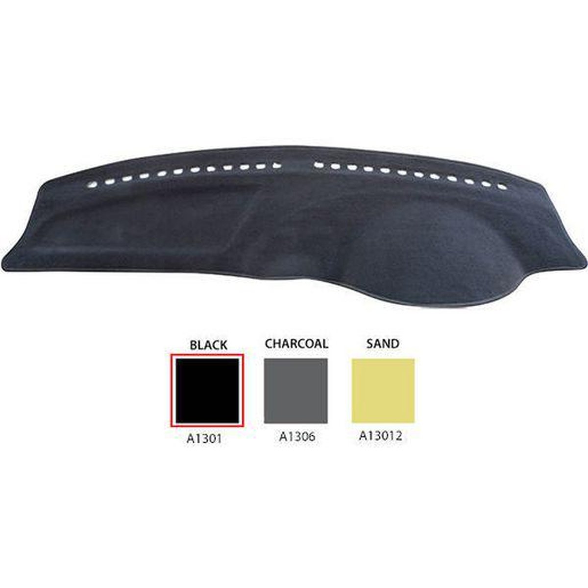 Sunland Dashmat Black fits Kia Rio A1301
