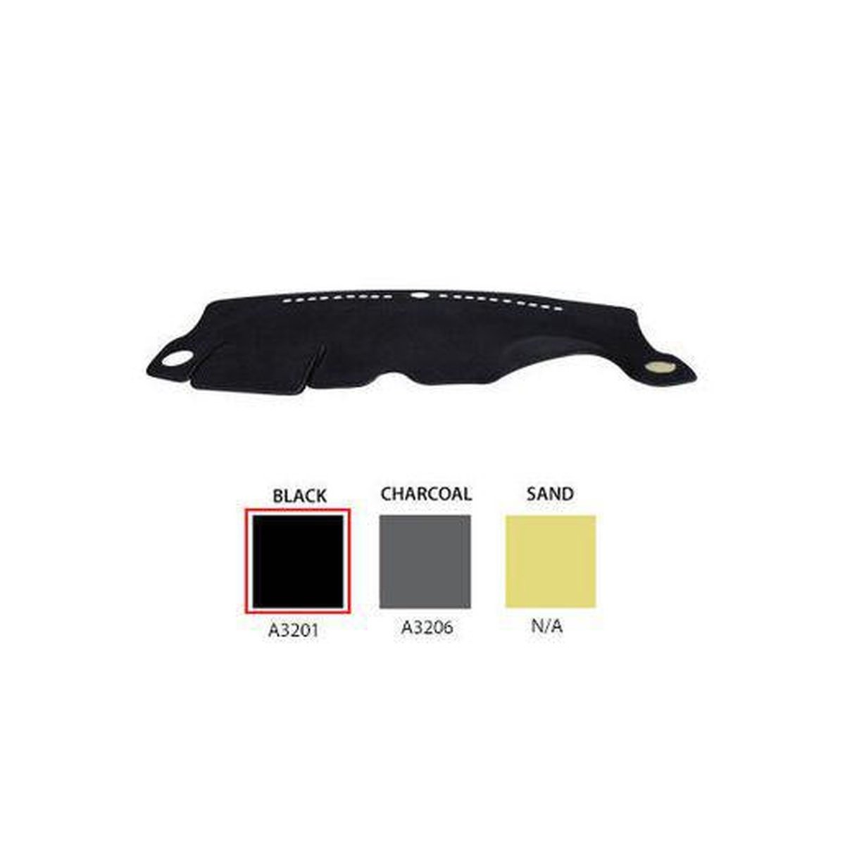 Sunland Dashmat Black fits Kia Picanto TA A3201