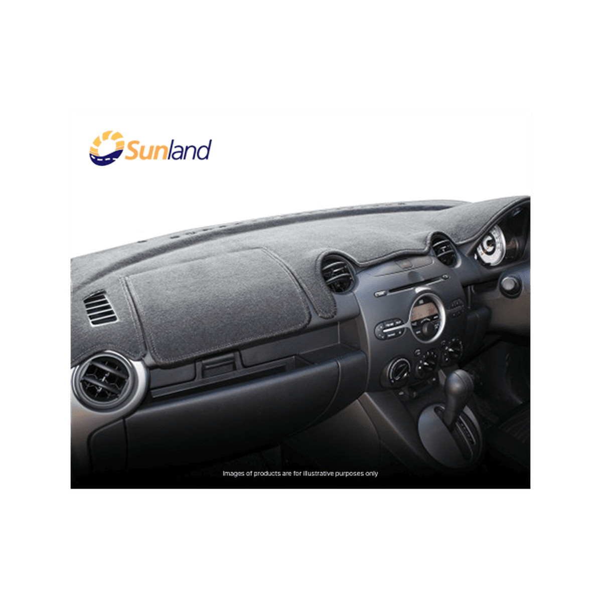 Sunland Dashmat fits COROLLA (ZZE122R/MY06 - 12/01 to 4/07) - Charcoal
