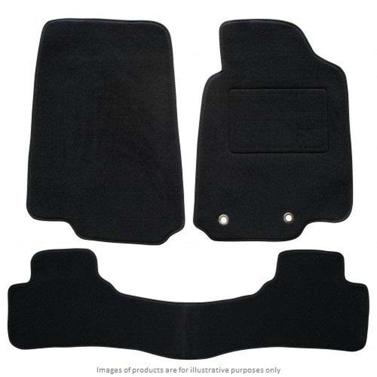 Sunland Floormats fits MAZDA 3 (BL) 3 Piece - Black