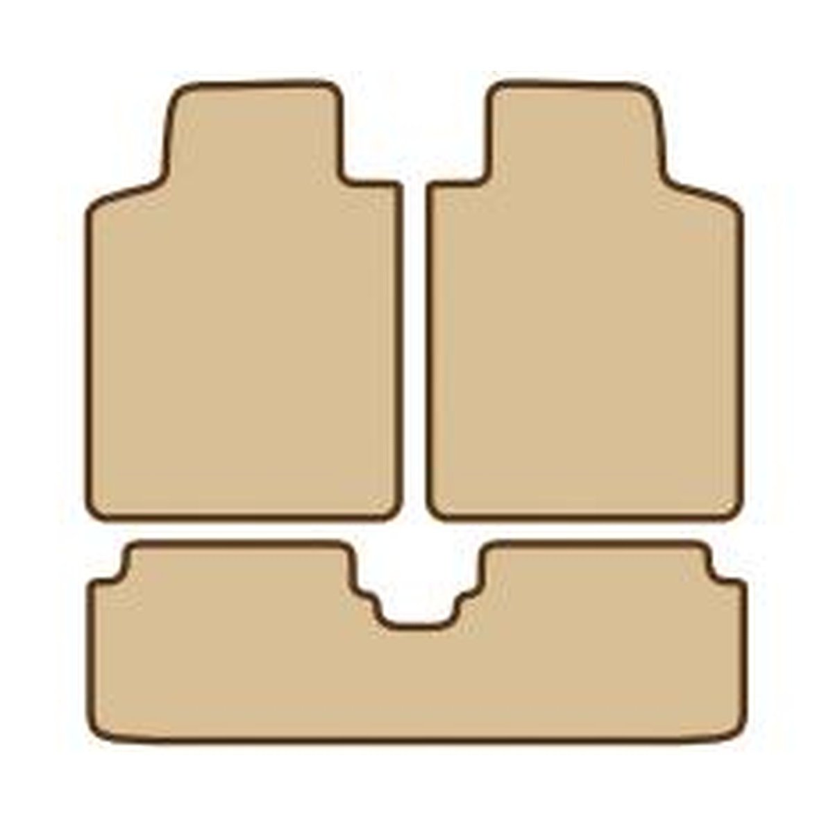 Sunland Floormats fits HONDA CRV (RM - Petrol) 3 Piece - Sand