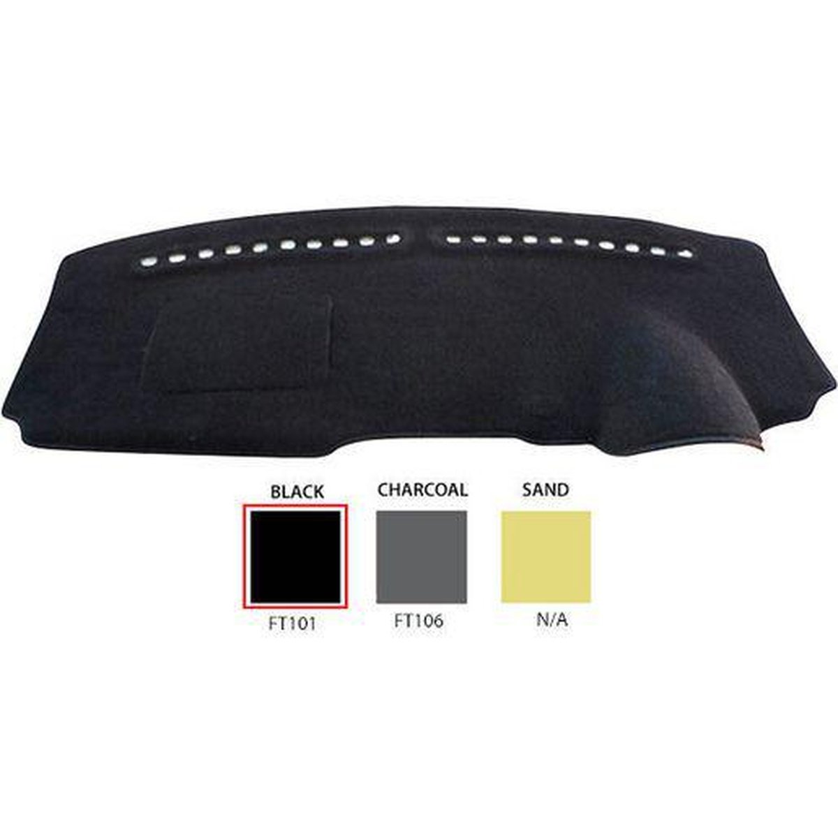 Sunland Dashmat Black fits FIAT 500 FT101