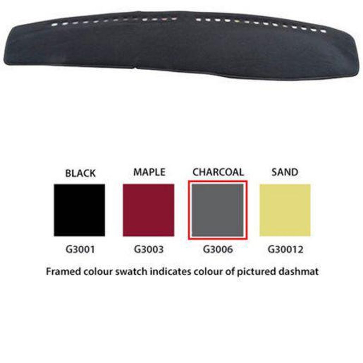Sunland Dashmat Black fits HOLDEN STATESMAN VR G3001