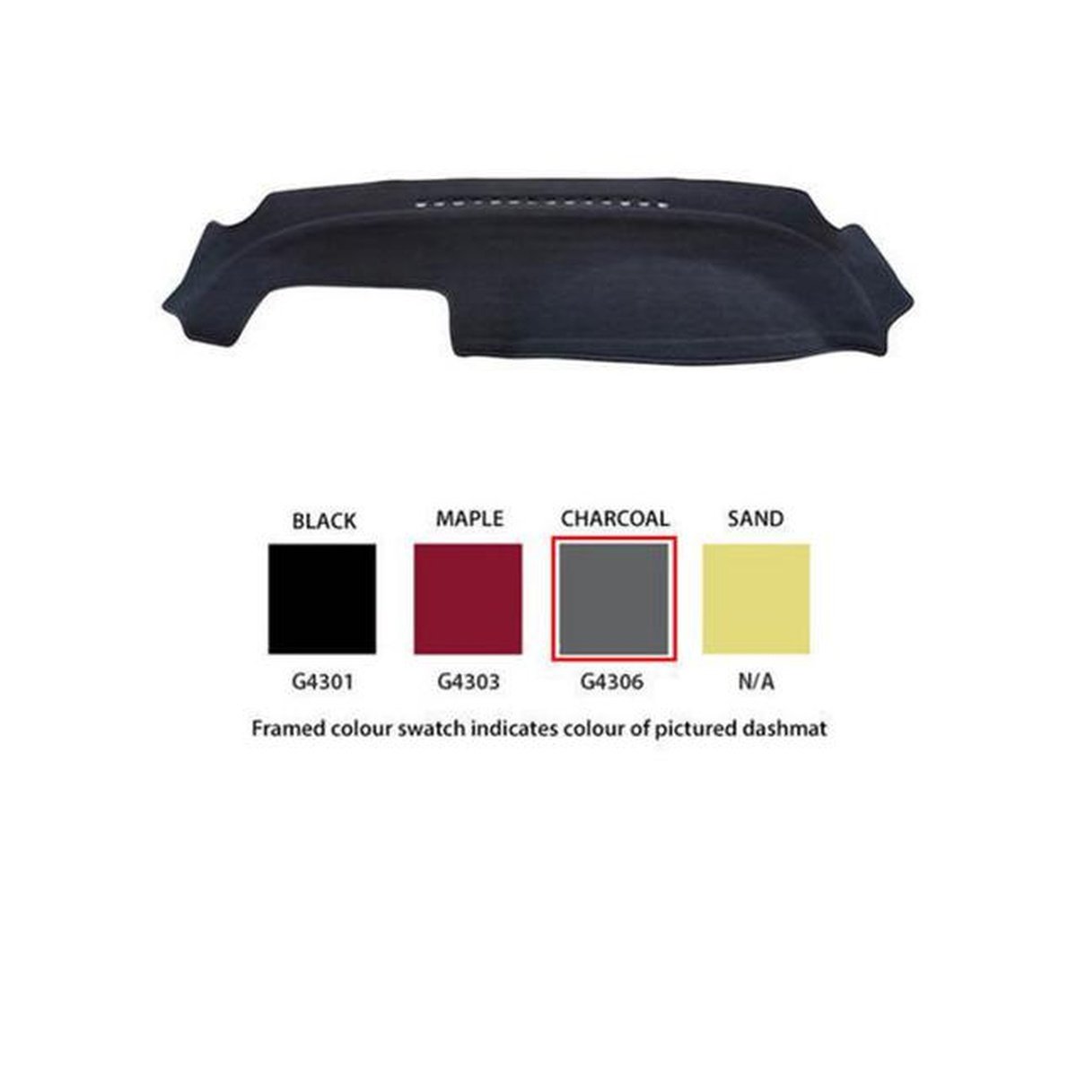Sunland Dashmat Charcoal fits HOLDEN ZAFIRA TT G4306