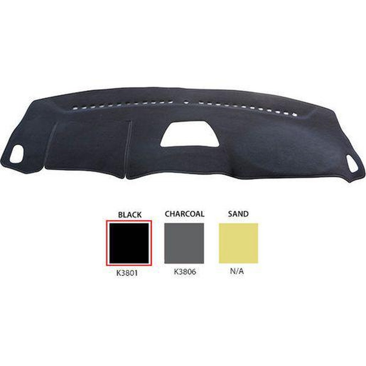 Sunland Dashmat Black fits HYUNDAI iLOAD TQ - V, HYUNDAI iMAX TQ - W K3801