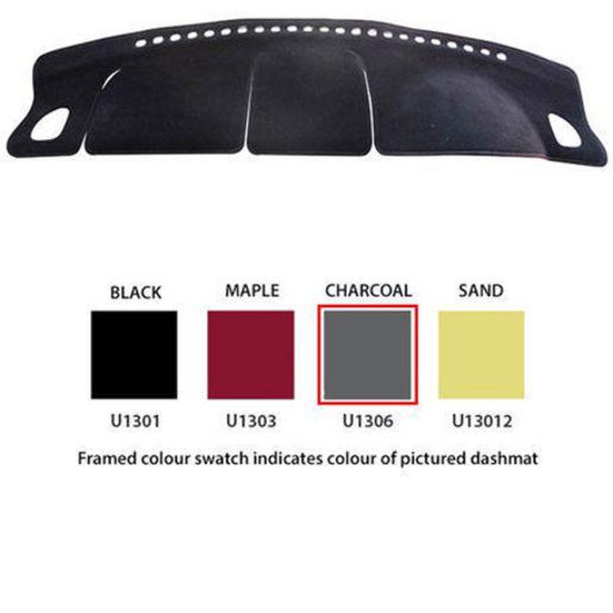 Sunland Dashmat Black fits SUBARU FORESTER X/XS/XT MY07 - MY08 U1301