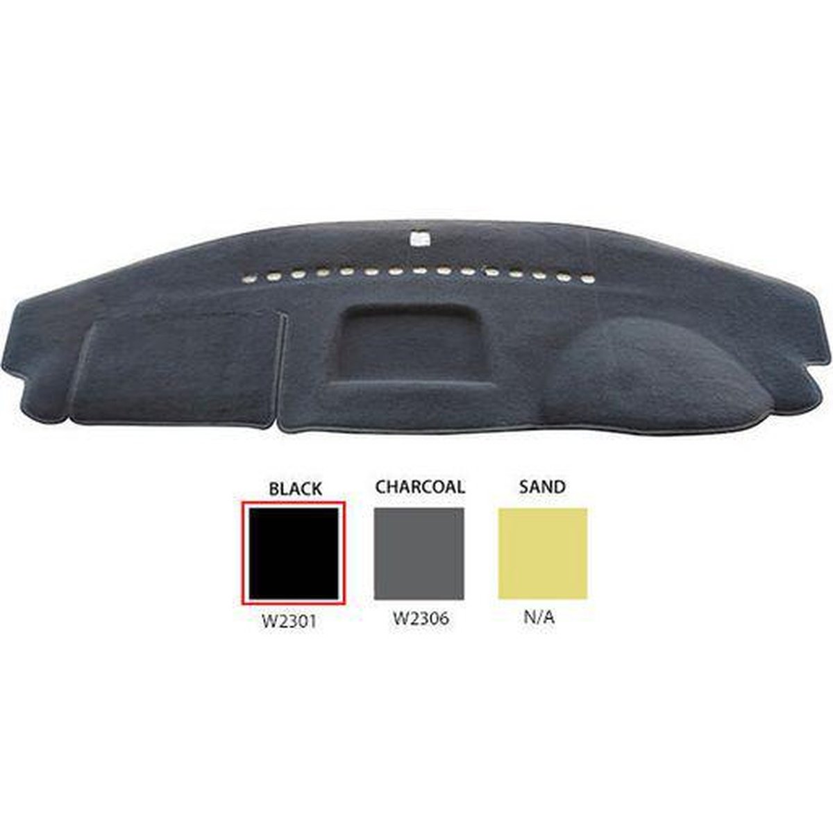 Sunland Dashmat Black fits VOLKSWAGEN TIGUAN 5N MY10-MY16 W2301
