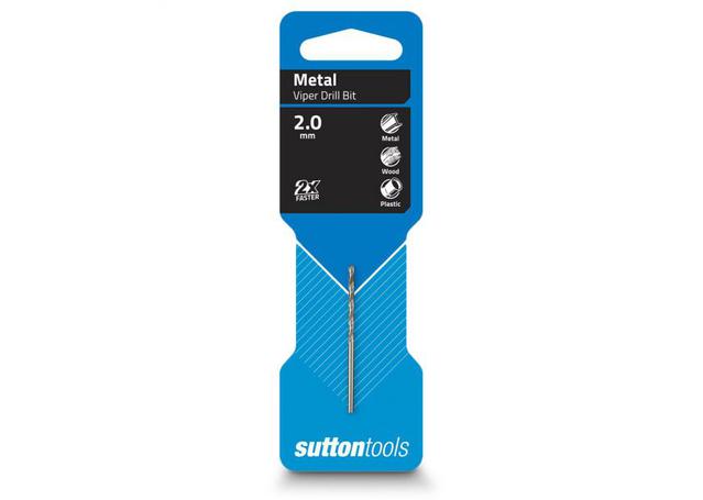 Sutton Jobber Drill Bit Viper HSS 2x49mm S/P HSP200