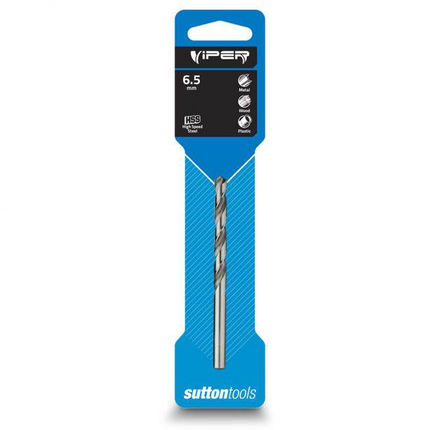 Sutton Jobber Drill Bit Viper HSS 6.5x101mm S/P HSP650