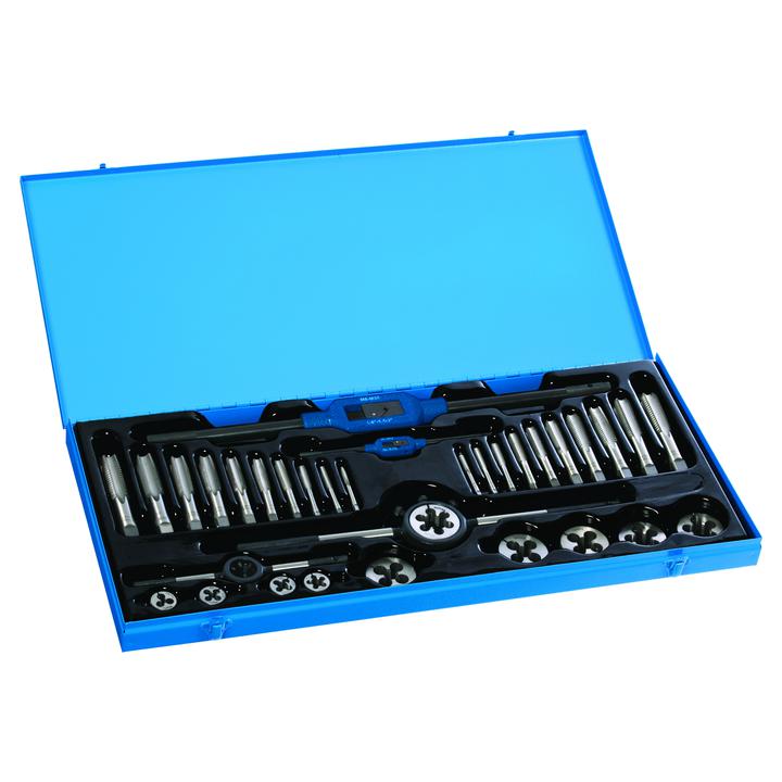 Sutton Tap & Die 12pc Set M6 x1.0 M8x1.25 M10x1.25 M10x1.5 M12x1.75 M500M12