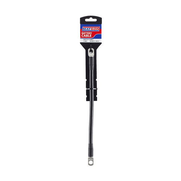 Tridon Swit Cable 2 B&S 30Cm/12In Black SW12-2B