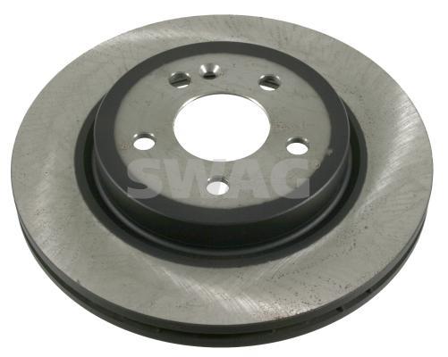 SWAG Brake Rotor Pair 302.8mm Front 10 92 1921