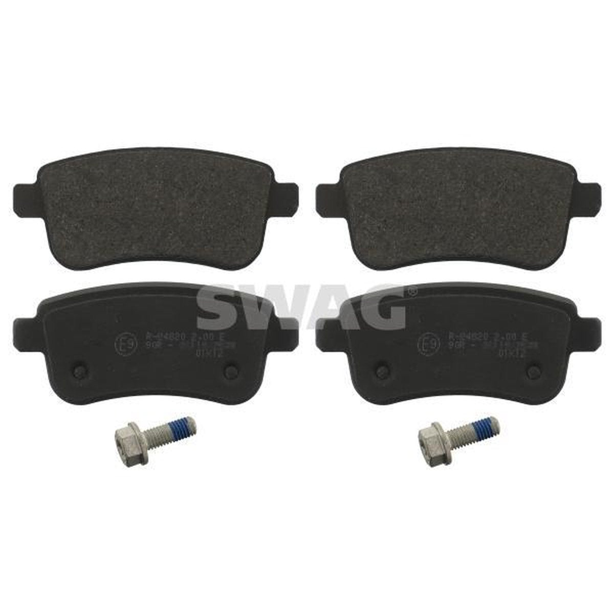 SWAG Brake Pad Rear Set 60 91 6784