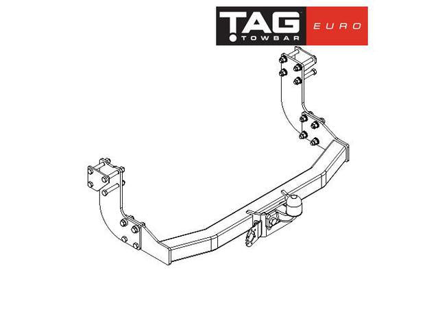 TAG Towbar Euro (Horizontal) Suits Mercedes Sprinter 3550/4025 1995-06 MER703