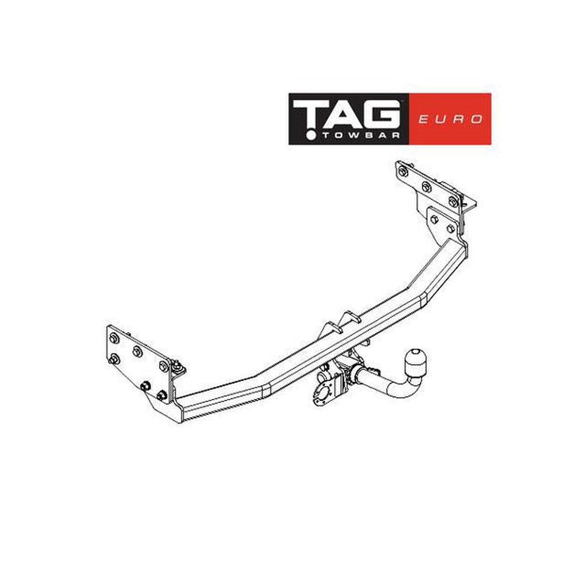 TAG Towbar Euro (Horizontal) Suits Renault Koleos 2008-16 REN709