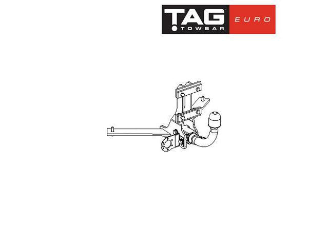 TAG Towbar Euro (Horizontal) Suits Saab 9-3 Sedan 2002-10 SAA700