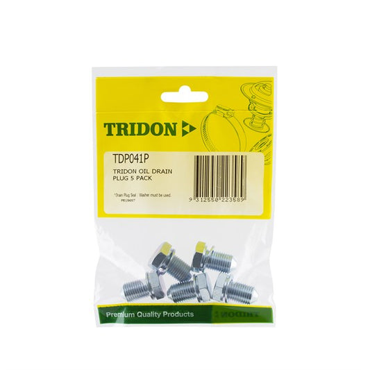 Tridon Sump/Drain Plug 5 Pack -  M14 X 1.5Mm Tdp041P TDP041P