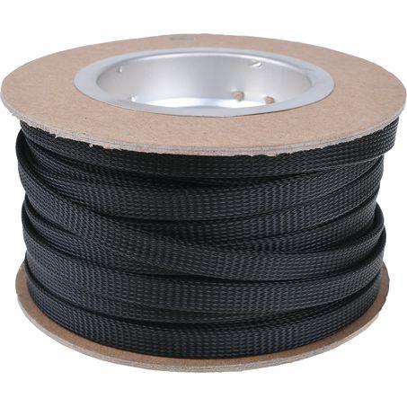 Techflex Flexible Braided Sleeving Clean Cut 10mm x 30m CCP0.38BK