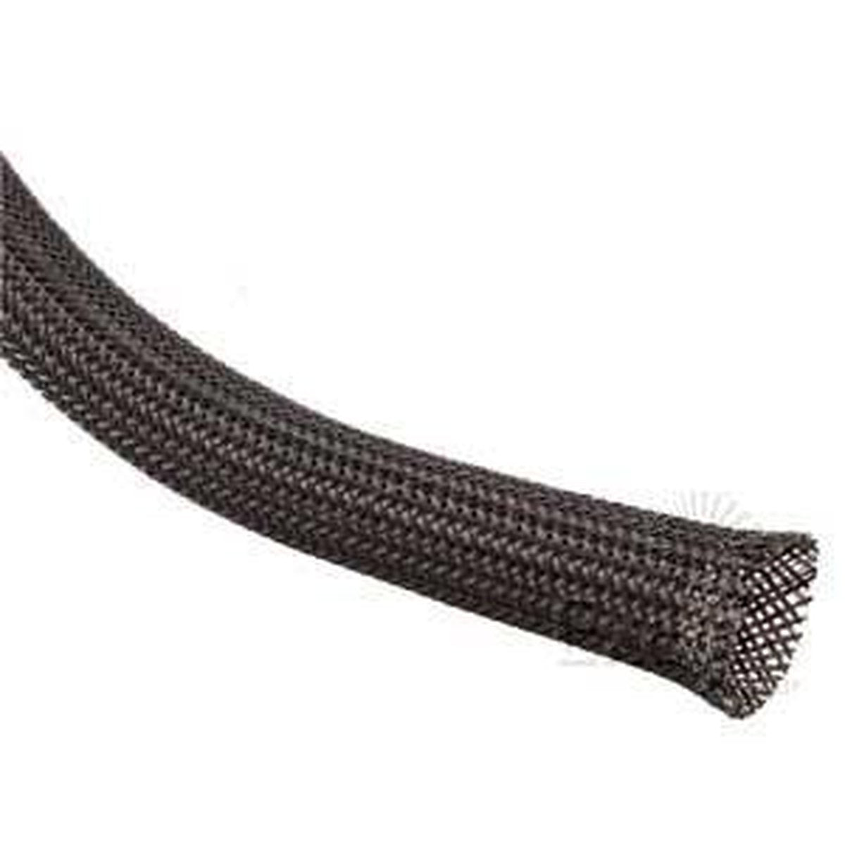 Techflex Flexible Braided Sleeving Clean Cut 6mm x 30m CCP0.25BK