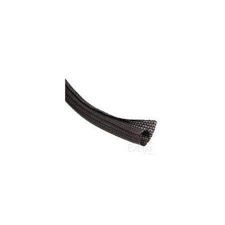 Techflex Flexo Flexible Split Braided Sleeving 19mm x 15m F6N0.75BK