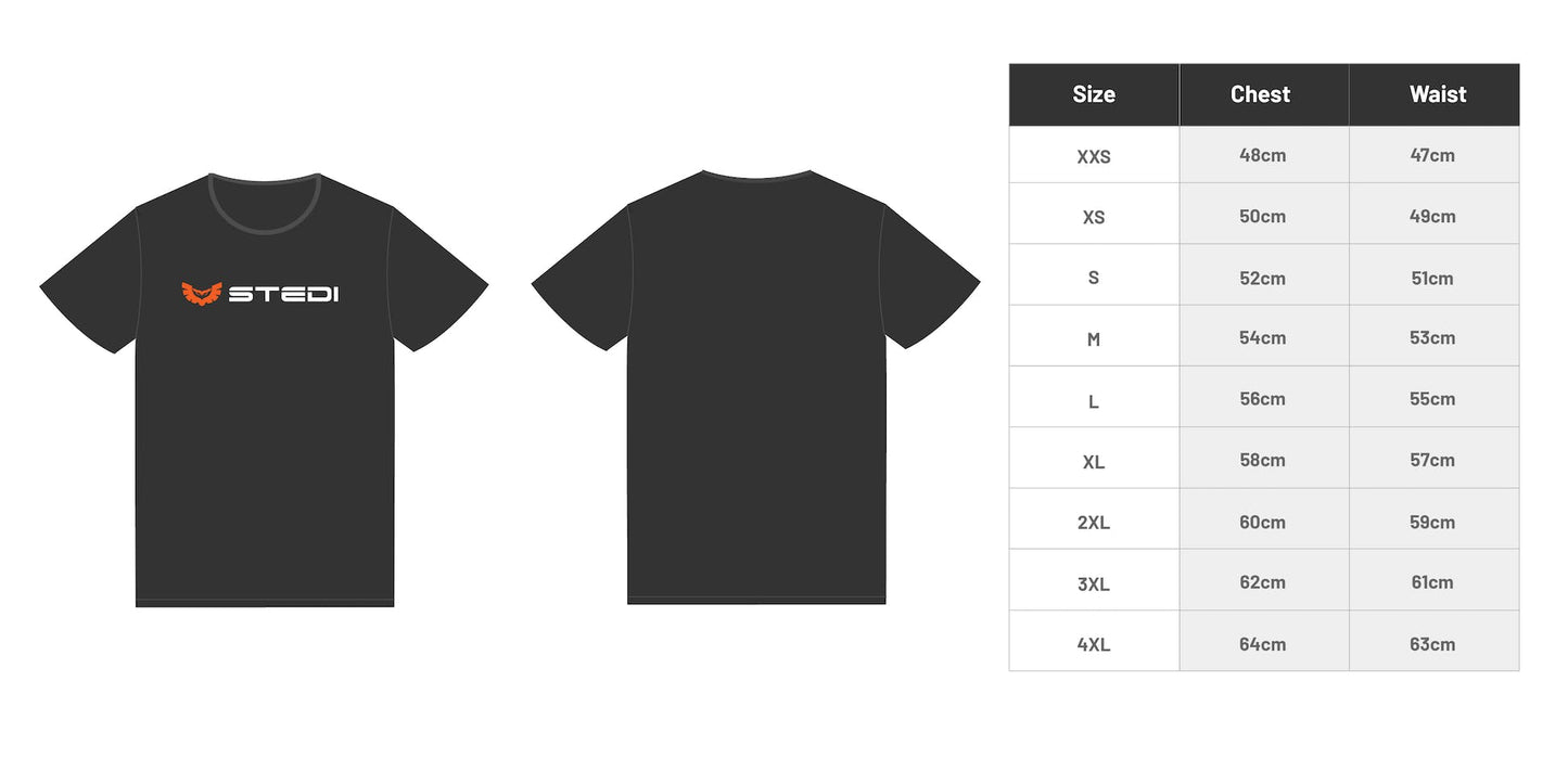 STEDI Signature Tee Black M TEEBLACKSTEDIM