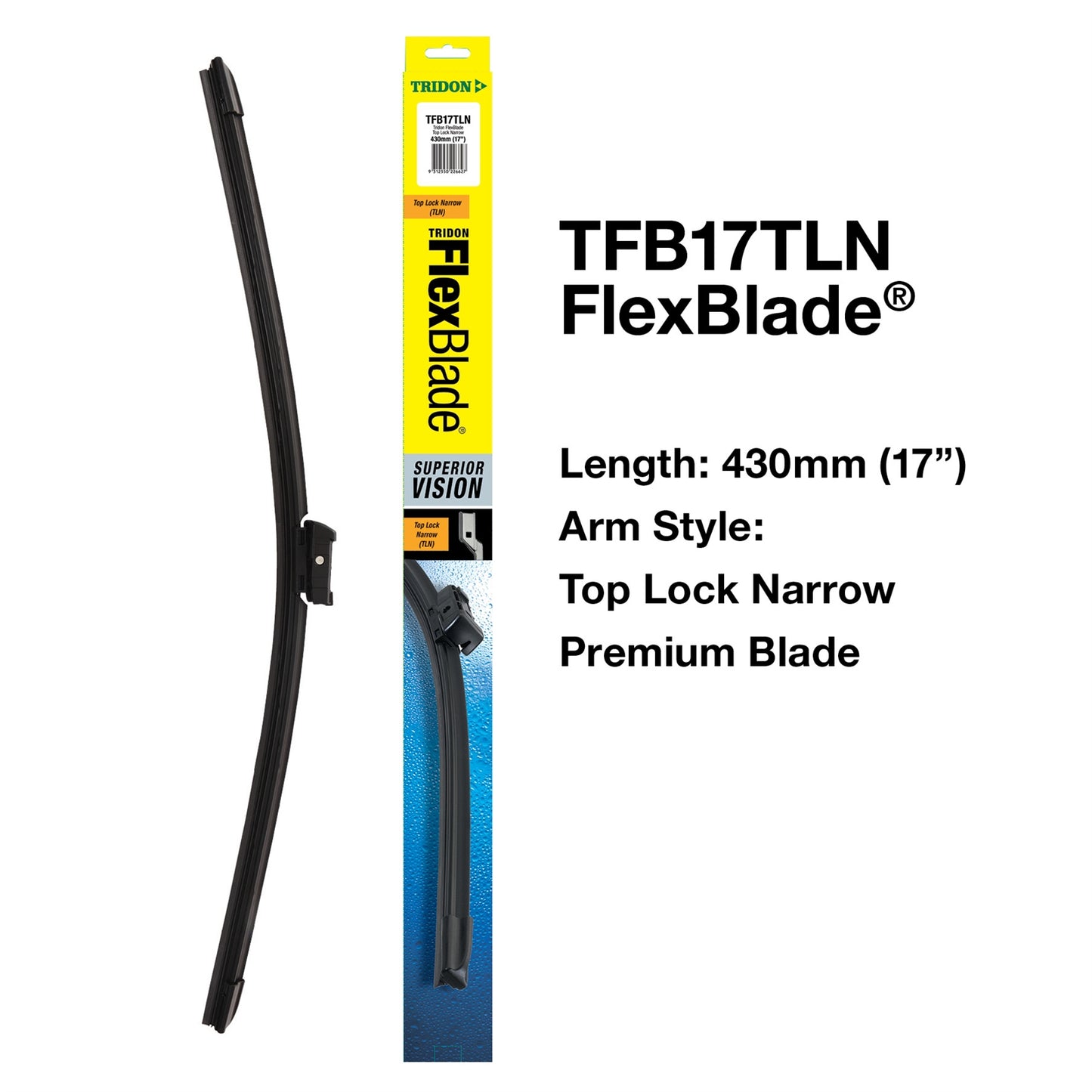 Tridon Flexblade Tl Narrow 430mm 17In TFB17TLN