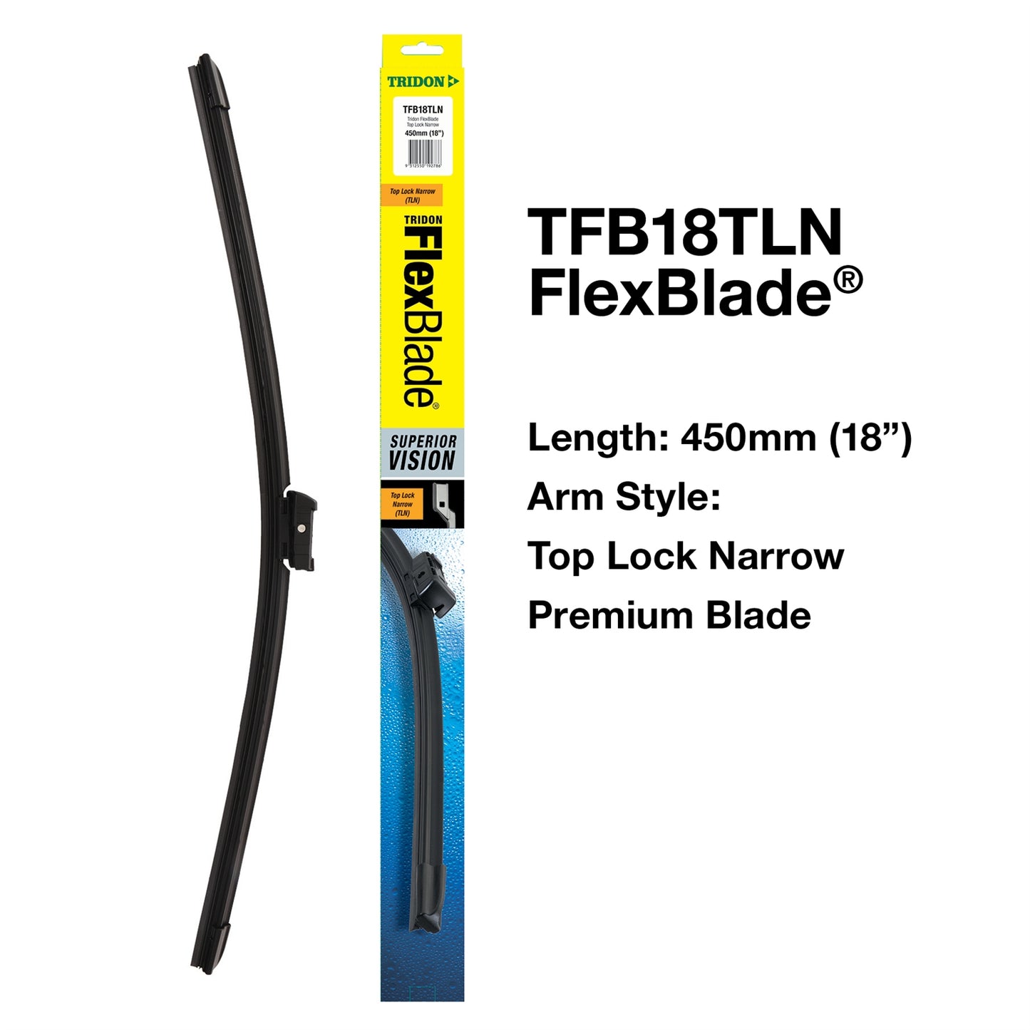 Tridon Flexblade Tl Narrow 450mm 18In TFB18TLN