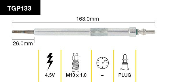 Tridon Glow Plug TGP133