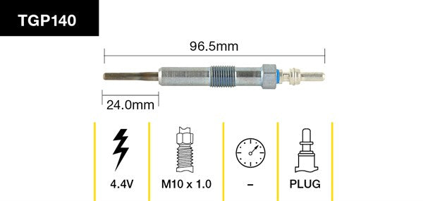 Tridon Glow Plug TGP140