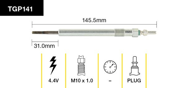 Tridon Glow Plug TGP141
