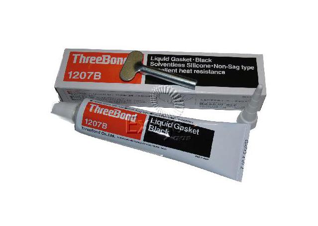 ThreeBond High Temp RTV Silicone Liquid Gasket Black 100g 1207B-100BP