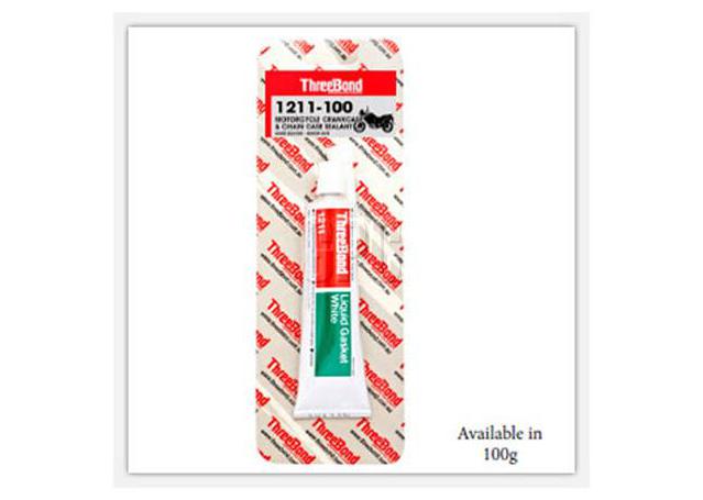 ThreeBond High Temp RTV Silicone Liquid Gasket White 100g 1211-100BP