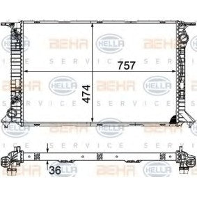 Hella Radiator 8MK 376 754-741