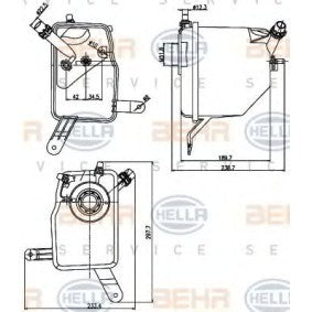 Hella Expansion Tank 8MA 376 789 731