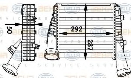 Hella Intercooler 8ML 376 729-561