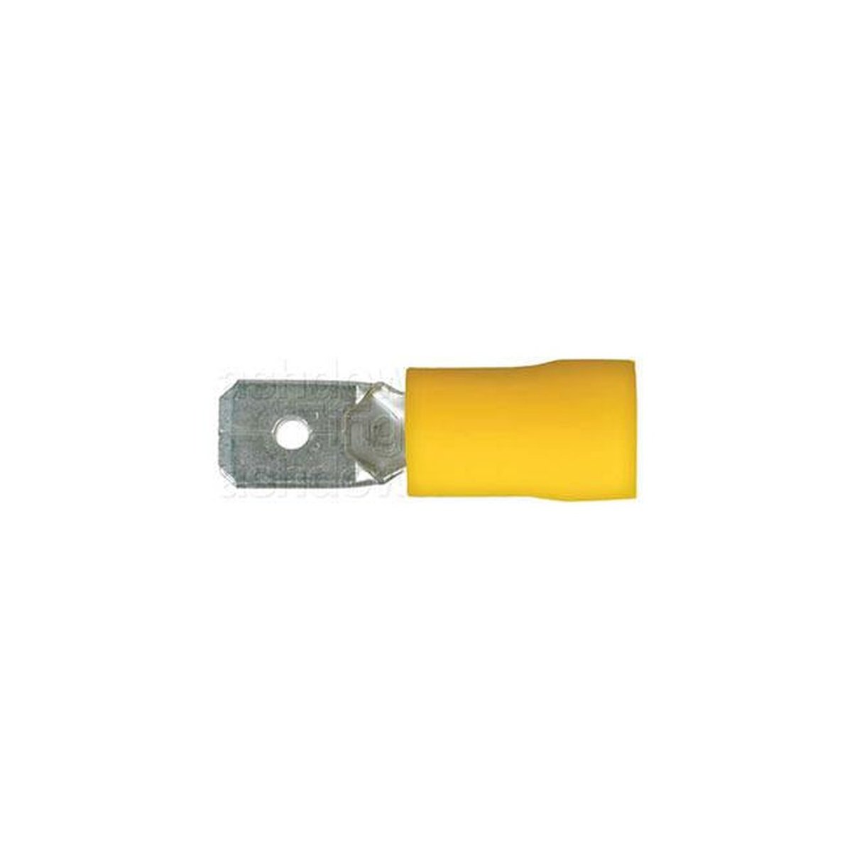 Thunder Crimp Terminal Insulated Male Blade Yellow 6.3mm 11pc