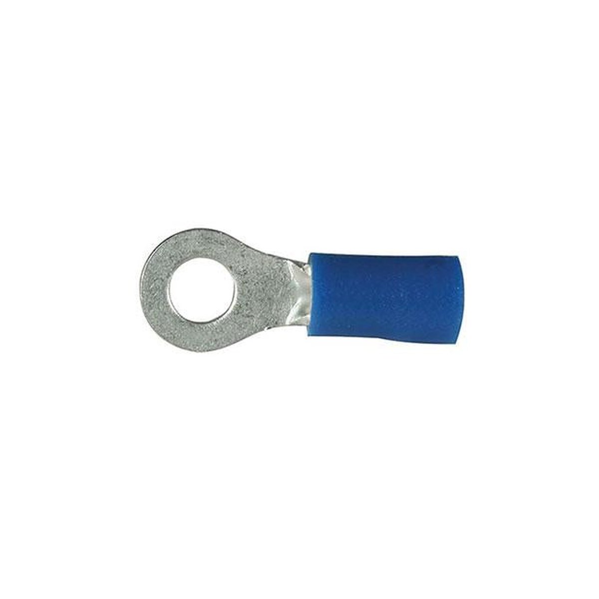 Thunder Crimp Terminal Ring Blue 4.3mm 25pc