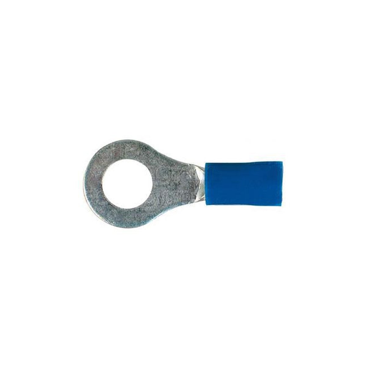 Thunder Crimp Terminal Ring Blue 6.3mm 20pc