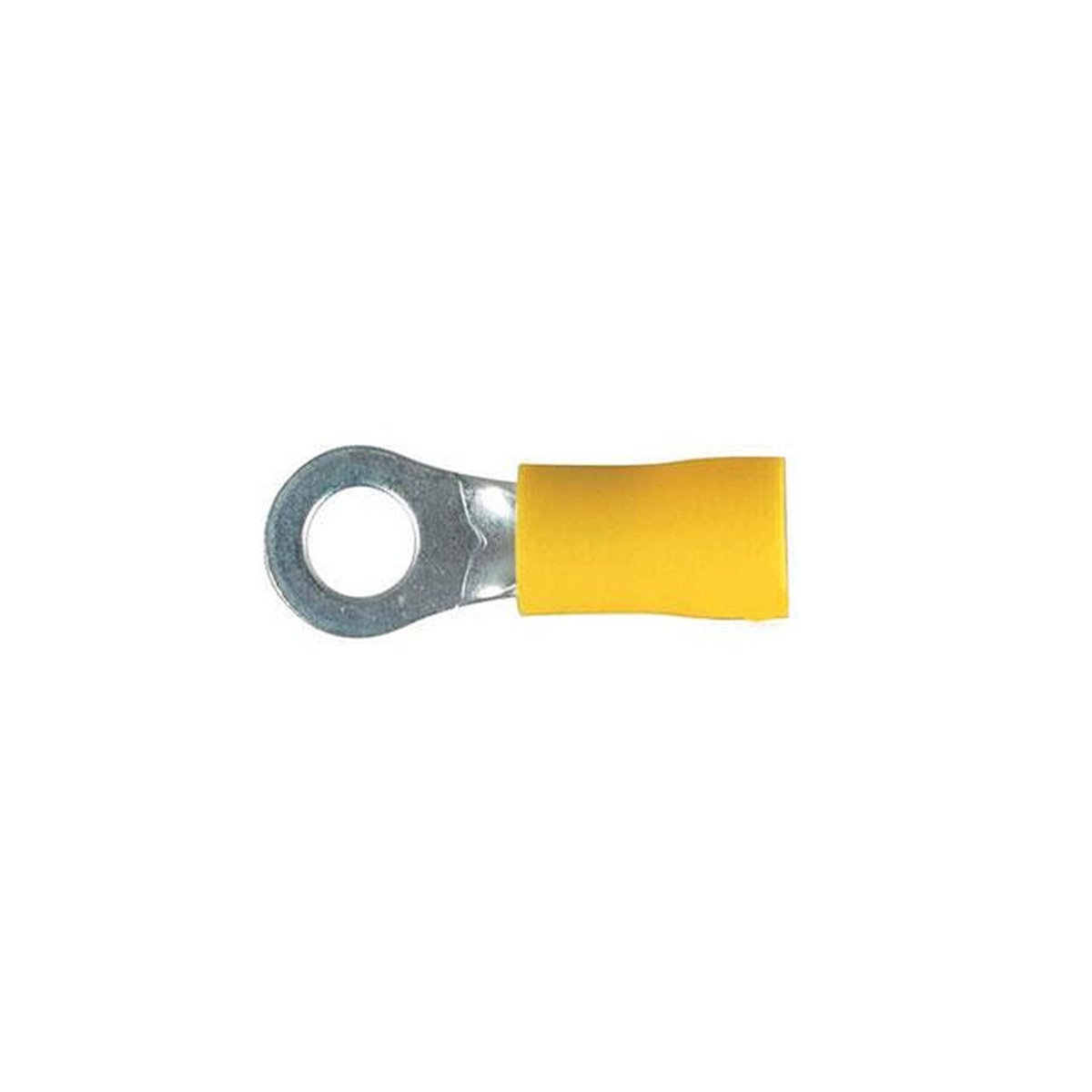 Thunder Crimp Terminal Ring Yellow 5mm 14pc