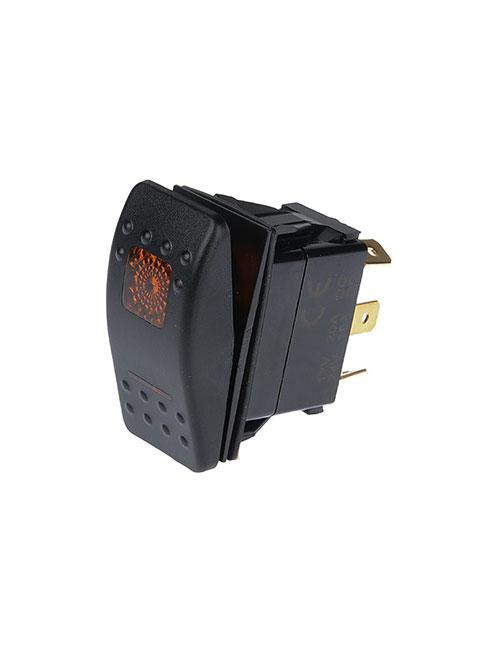 Thunder Rocker Switch ON/OFF Amber LED
